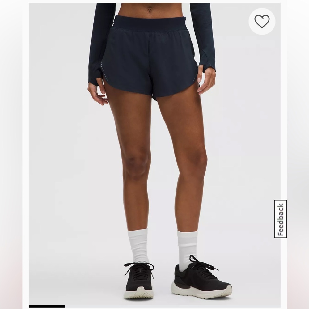 Lululemon Fast and Free High-Rise Classic-Fit Split Short 3"